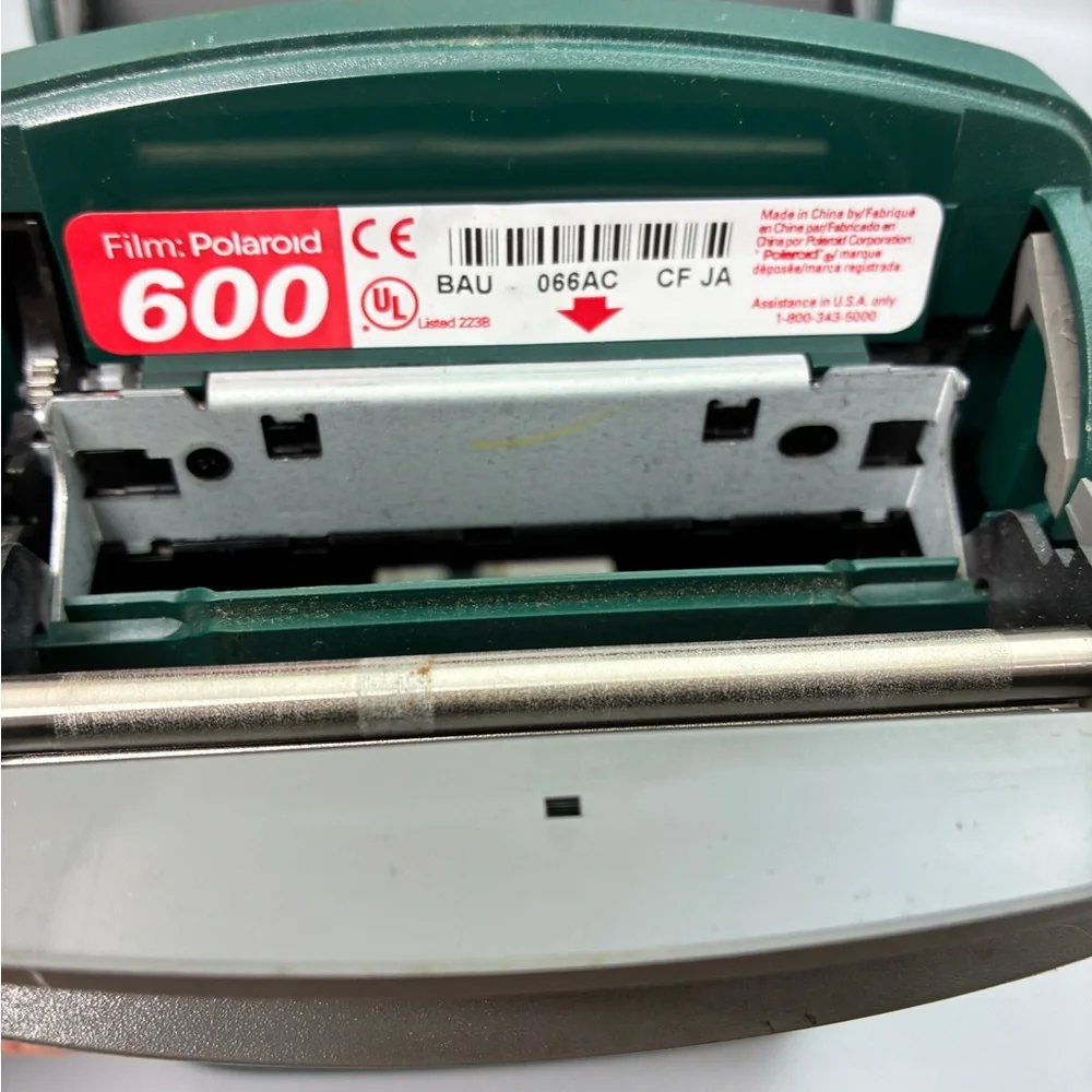 Y2K Polaroid OneStep Express‎ WORKING Green Instant Camera